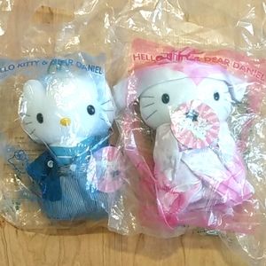Hello Kitty Japanese Wedding Plush Set New Vintage